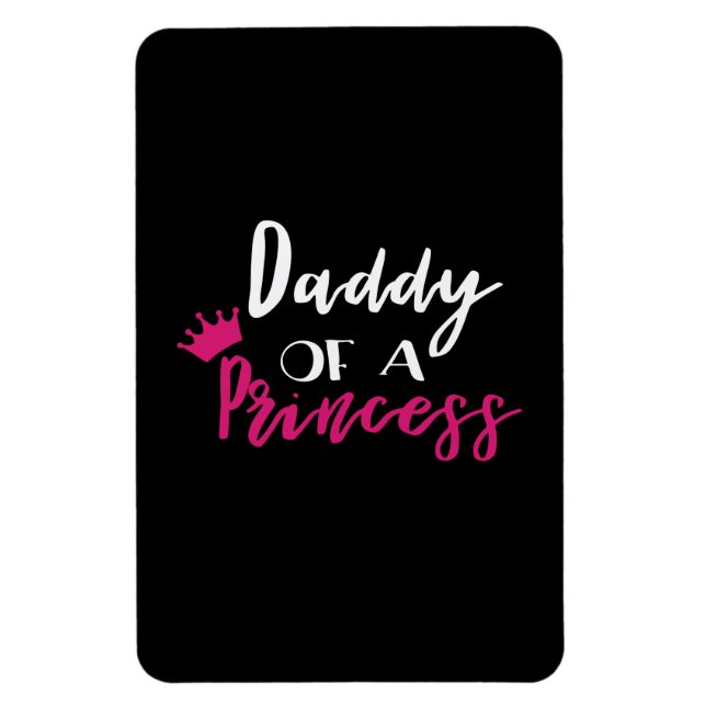 Imán Papá de la Princesa en el Día del Padre (Vertical)