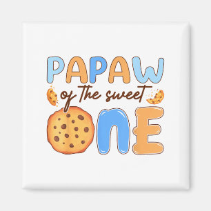 Imán Papá de las galletas y leche de cumpleaños de la d