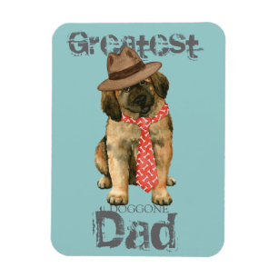 Imán Papá de Leonberger