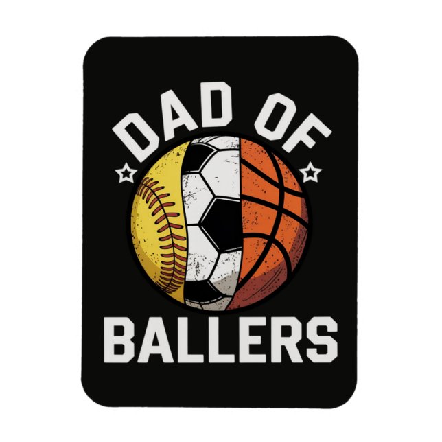 Imán Papá de los jugadores (Vertical)