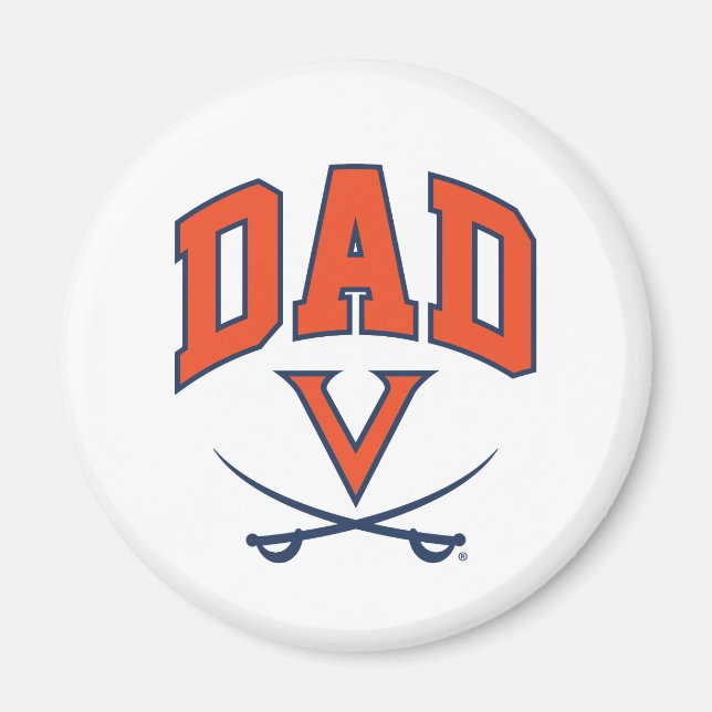 Imán Papá de los Virginia Cavaliers (Frente)
