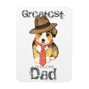 Imán Papá del Corgi Galés del Pembroke