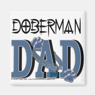 Imán PAPÁ del Doberman