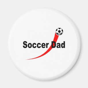 Imán Papá del fútbol (Rd/Blk)