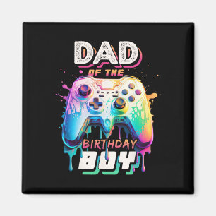Imán Papá Del Niño De Cumpleaños Que Coincide Con El Ju