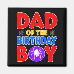 Imán Papá del niño de cumpleaños Sder Web Bday Familia