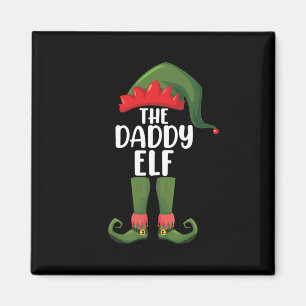 Imán Papá Elfo Familia Grupo Coordinado Navidad Papá