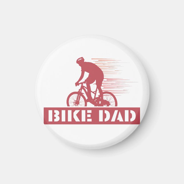 Imán Papá en bicicleta (Frente)