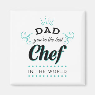 Imán Papá, eres el mejor chef del mundo