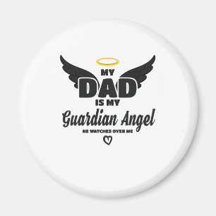Imán Papá Es Mi Ángel Guardián Me Vigila En Memoria