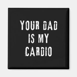 Imán Papá Es Mi Cardio Divertido Diciendo Para Mamá Muj