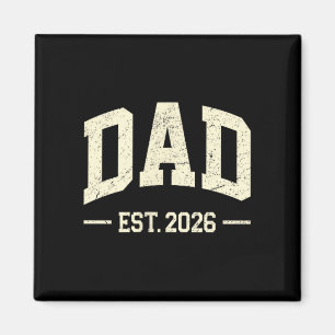 Imán Papá Est. 2026 Logo Papá 2026 Pronto Será Nuevo Pa