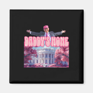 Imán Papá está en casa Trump Rosa Trump Ganó 2024 Toma 