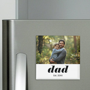 Imán Papá Estableció Foto Día del Padre