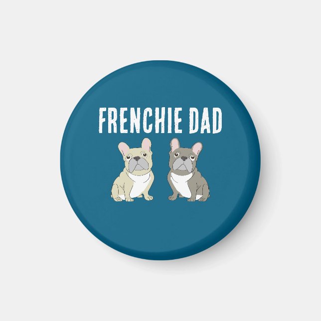 Imán Papá Frenchie (Frente)