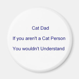 Imán Papá gato del día del padre