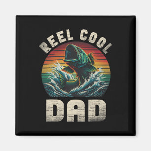 Imán Papá Genial Pescando Día del Padre Pescador