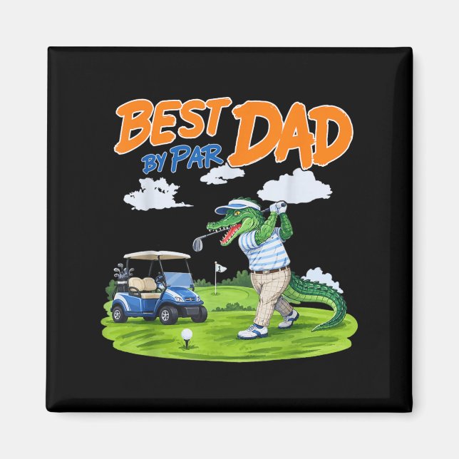 Imán Papa Golf Gator Cocodrilo Papa (Frente)