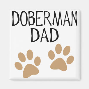 Imán Papá grande del Doberman de las patas