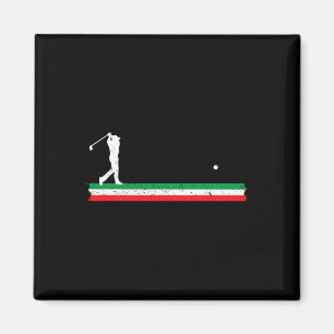 Imán Papá italiano jugando golf padre bandera de Italia