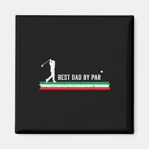 Imán Papá italiano jugando golf Padre Bandera de Italia