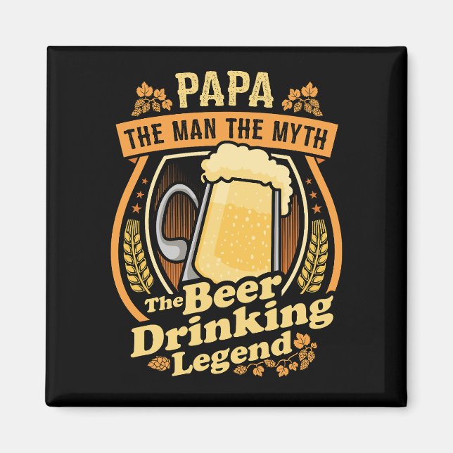 Imán Papa La Leyenda De Beer Beer (Frente)