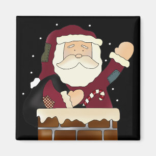 Imán Papá Noel buenas fiestas