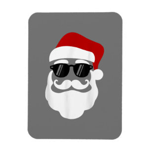 Imán Papá Noel con gafas de sol divertido diseño de Nav