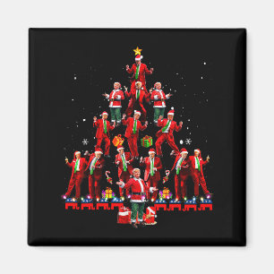 Imán Papá Noel divertido Trump Baile Árbol Navidad Pija