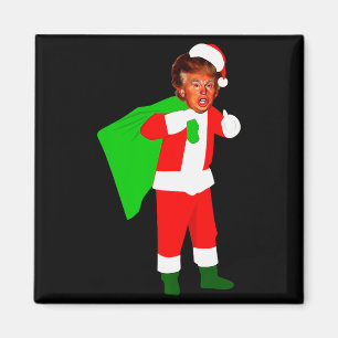 Imán Papá Noel Donald Trump Divertida Navidad Fea Navid