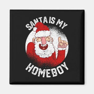 Imán Papá Noel es mi Navidad de diversión Claus Lover X