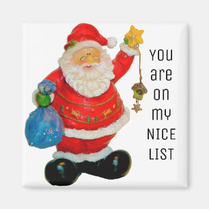 Imán Papá Noel Lista de Niza