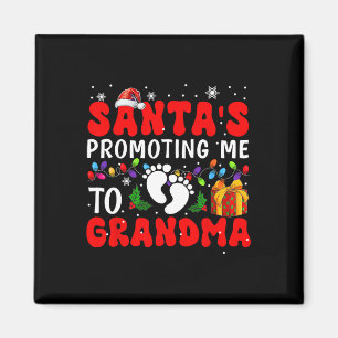 Imán Papá Noel me promociona a la abuela que la familia