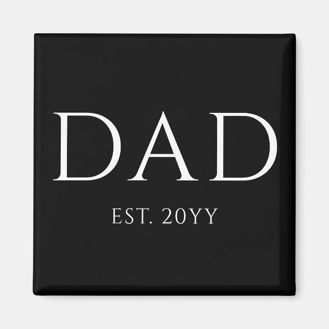 Imán Papá Noel Moderno se promocionó a papá (Frente)