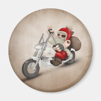 Imán Papá Noel motorizado