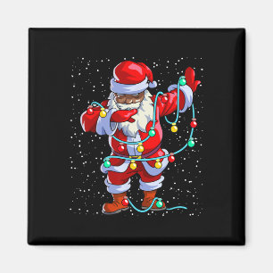 Imán Papá Noel Navidad Negra Afro Americano Africano