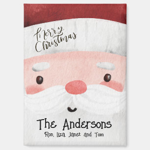 Imán Papá Noel personalizado Feliz Navidad