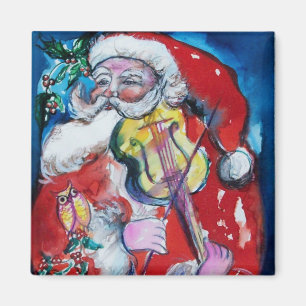 Imán PAPÁ NOEL QUE JUEGA la fiesta de Navidad del