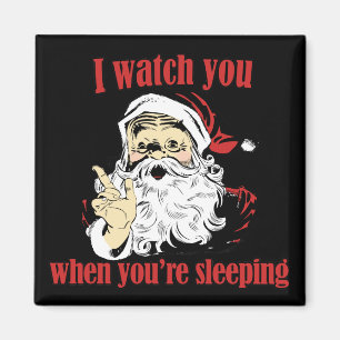 Imán Papá Noel te vigila dormir
