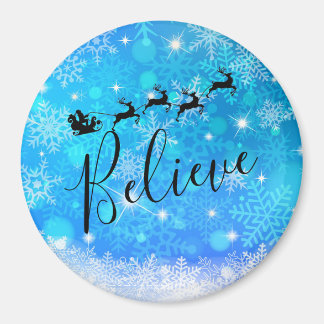 Imán Papá Noel y su reno volador - Créanlo