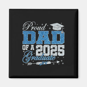 Imán Papá Orgulloso Divertido De Un Graduado 2025 Famil