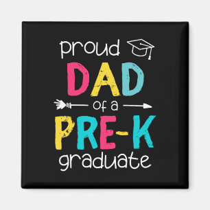 Imán Papá Padre Prek Familia Preescolar Coincidiendo Gr