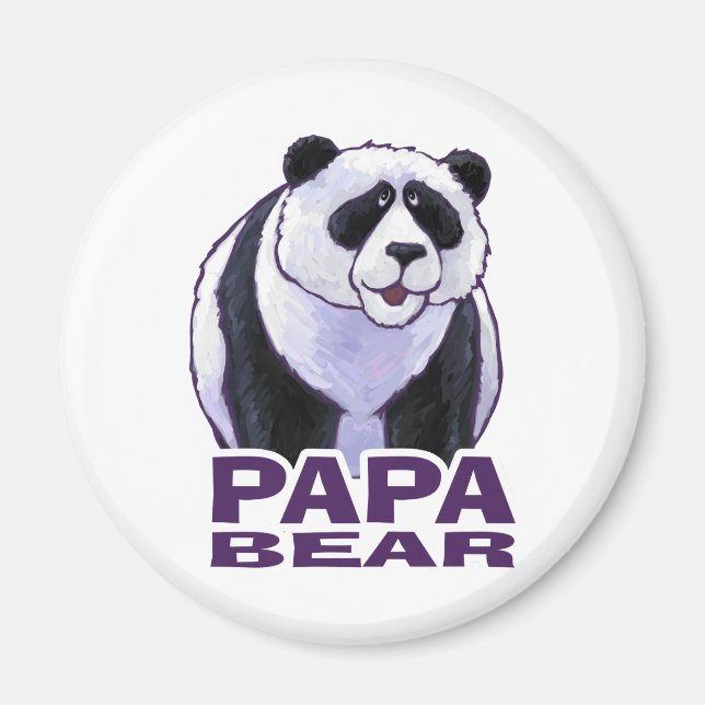 Imán Papa Panda Bear (Frente)