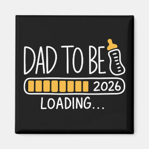 Imán Papá para 2026 Ascendido a Papá Nuevo Padre 