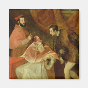 Imán Papa Paulo III y sus sobrinos, 1545