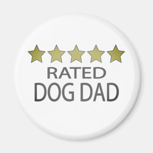 Imán Papá perro de cinco estrellas