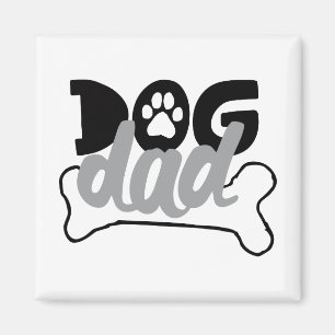 Imán Papá Perro - Hueso Cita Sobre Perros Como Pies Fam