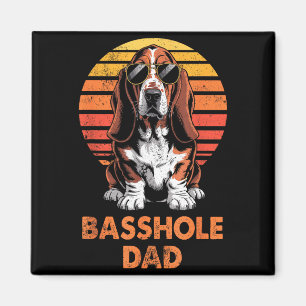Imán Papá Perro Sabueso Retro Genial Divertido Dueño de