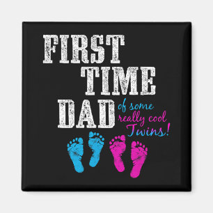 Imán Papá por Primera Vez, Papá de Gemelos Bg, Regalo d