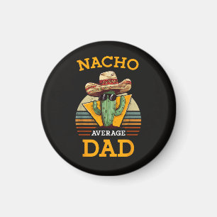 Imán Papá promedio nacho divertido